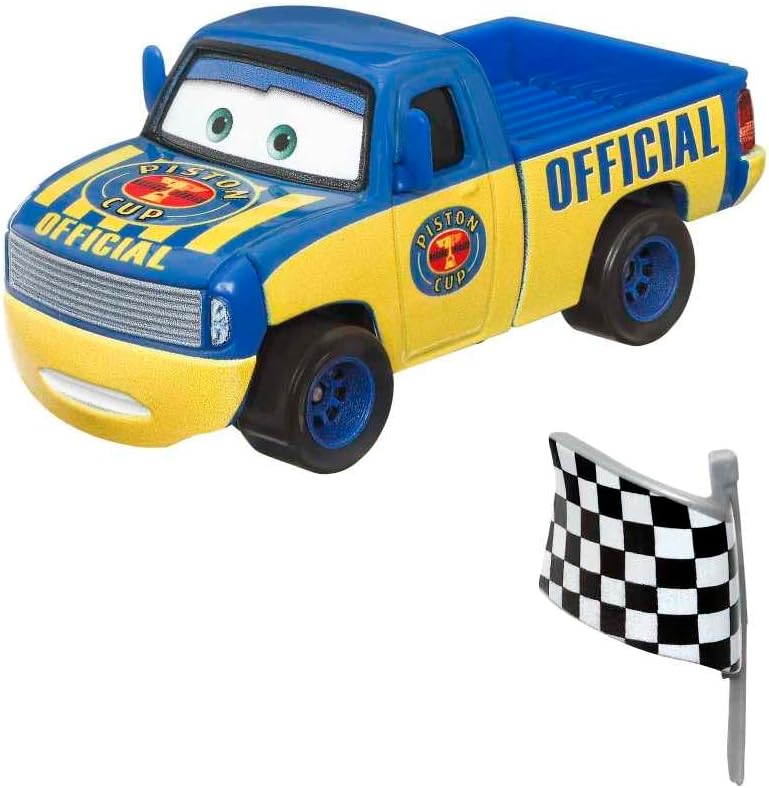 Disney Pixar Cars Αυτοκινητάκια Dexter Hoover With Checkered Flag (HFB60) - Fun Planet