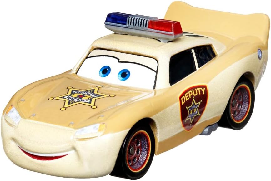 Disney Pixar Cars Αυτοκινητάκια Σετ 2 Lightning McQueen Deputy Hazzard & Bella Cadavre (HLH70) - Fun Planet