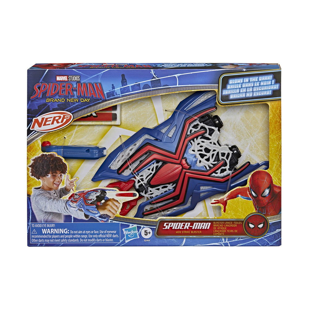 Nerf Marvel Spider-Man Brand New Day Εκτοξευτής Gauntlet Glows in the Dark (G2454)