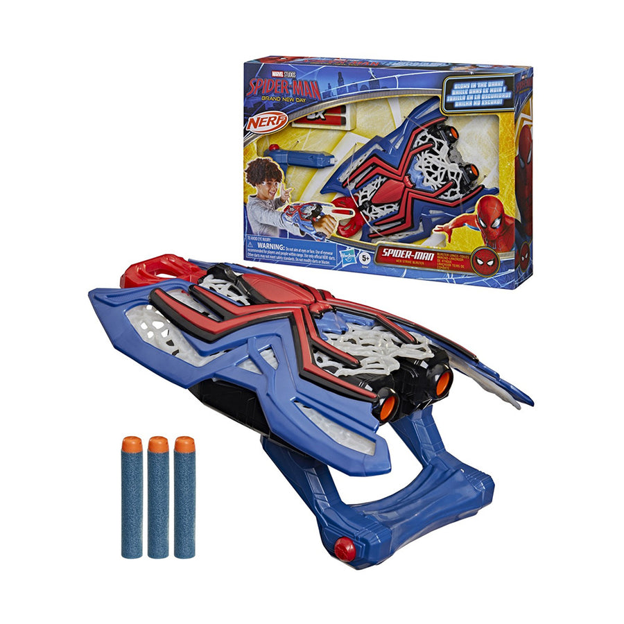 Nerf Marvel Spider-Man Brand New Day Εκτοξευτής Gauntlet Glows in the Dark (G2454)