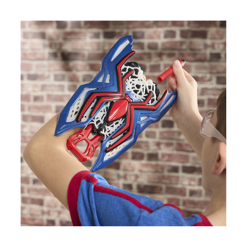 Nerf Marvel Spider-Man Brand New Day Εκτοξευτής Gauntlet Glows in the Dark (G2454)