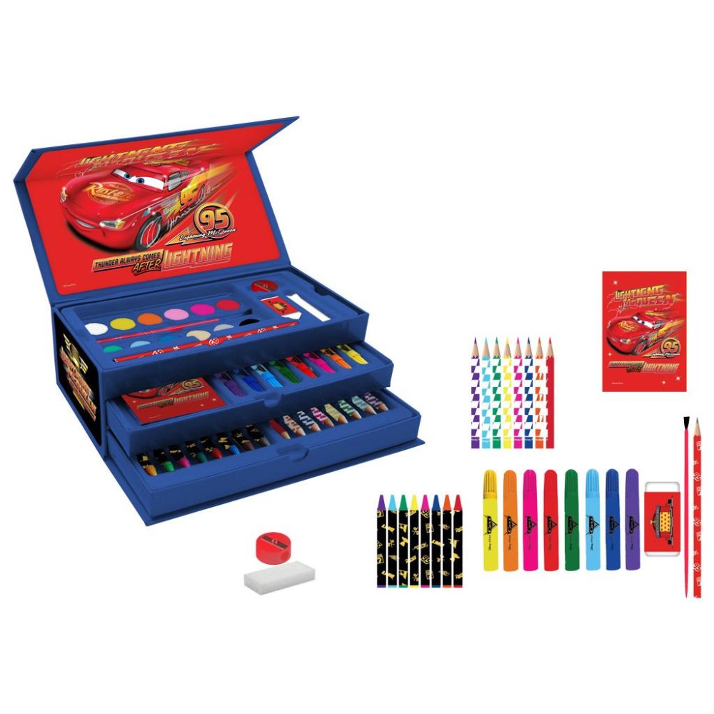 Βαλιτσάκι Ζωγραφικής Disney Cars 27,7x14x12,7cm (566063)