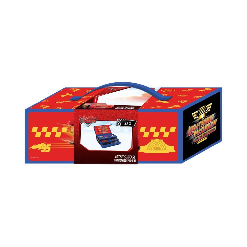 Βαλιτσάκι Ζωγραφικής Disney Cars 27,7x14x12,7cm (566063)
