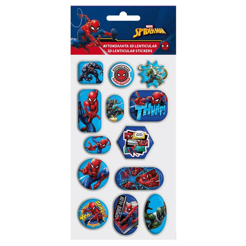 Αυτοκόλλητα Marvel Spider-Man 3D Lenticular 10x22εκ (508051) - Fun Planet