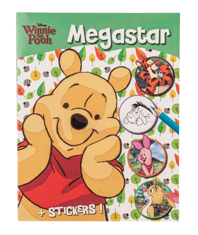 Disney Winnie The Pooh Βιβλίο Ζωγραφικής Megastar Α4 με 128 Σελίδες Χρωματισμού-Αυτοκόλλητα (400088) - Fun Planet