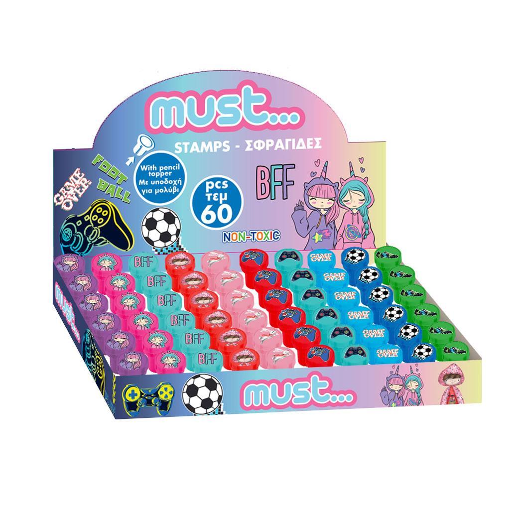 Σφραγίδα Must 10 σχέδια 1 τεμάχιο (586105) - Fun Planet