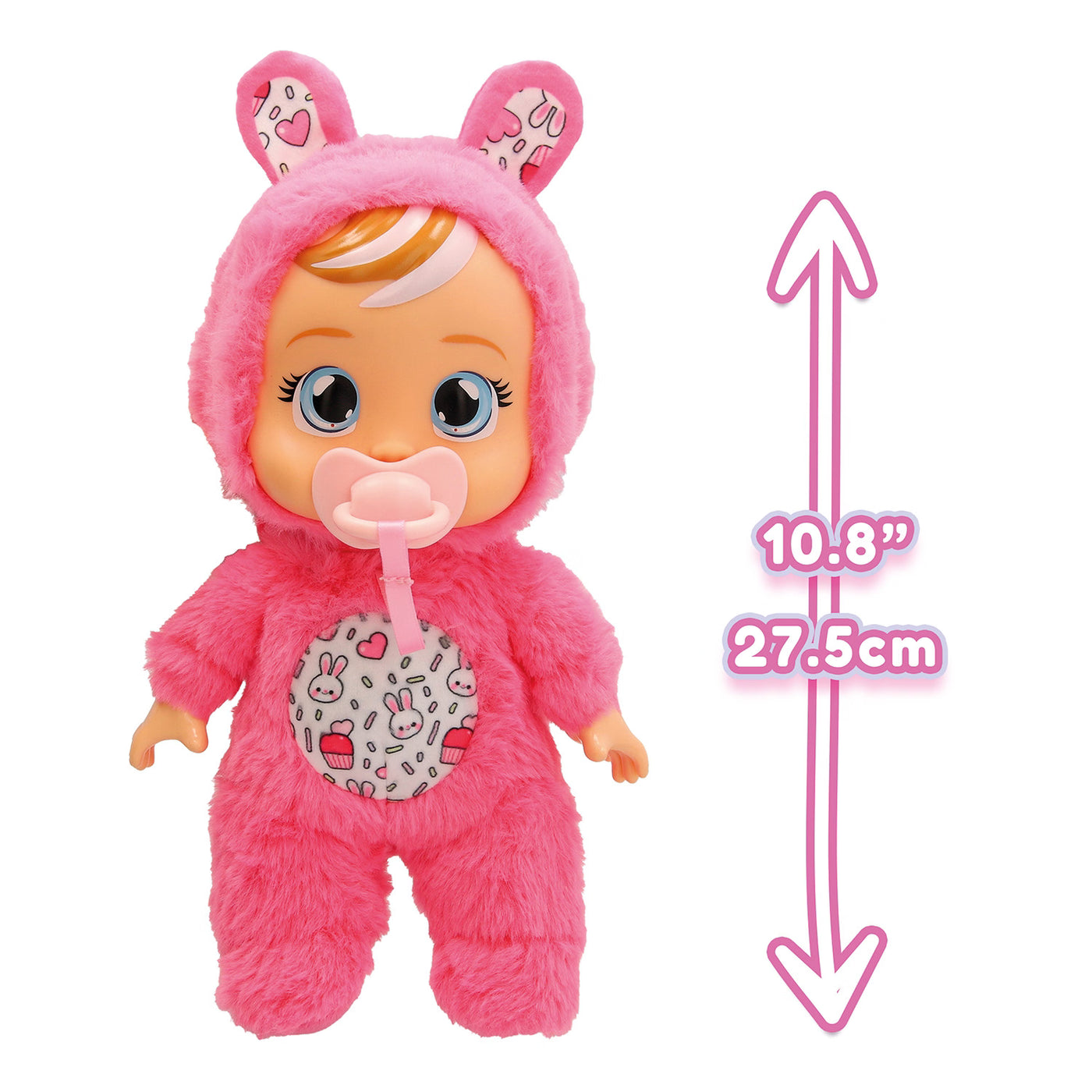 Cry Babies Tiny Cuddles Bunnies Interactive Doll Cries With Real Tears (4104-90853)