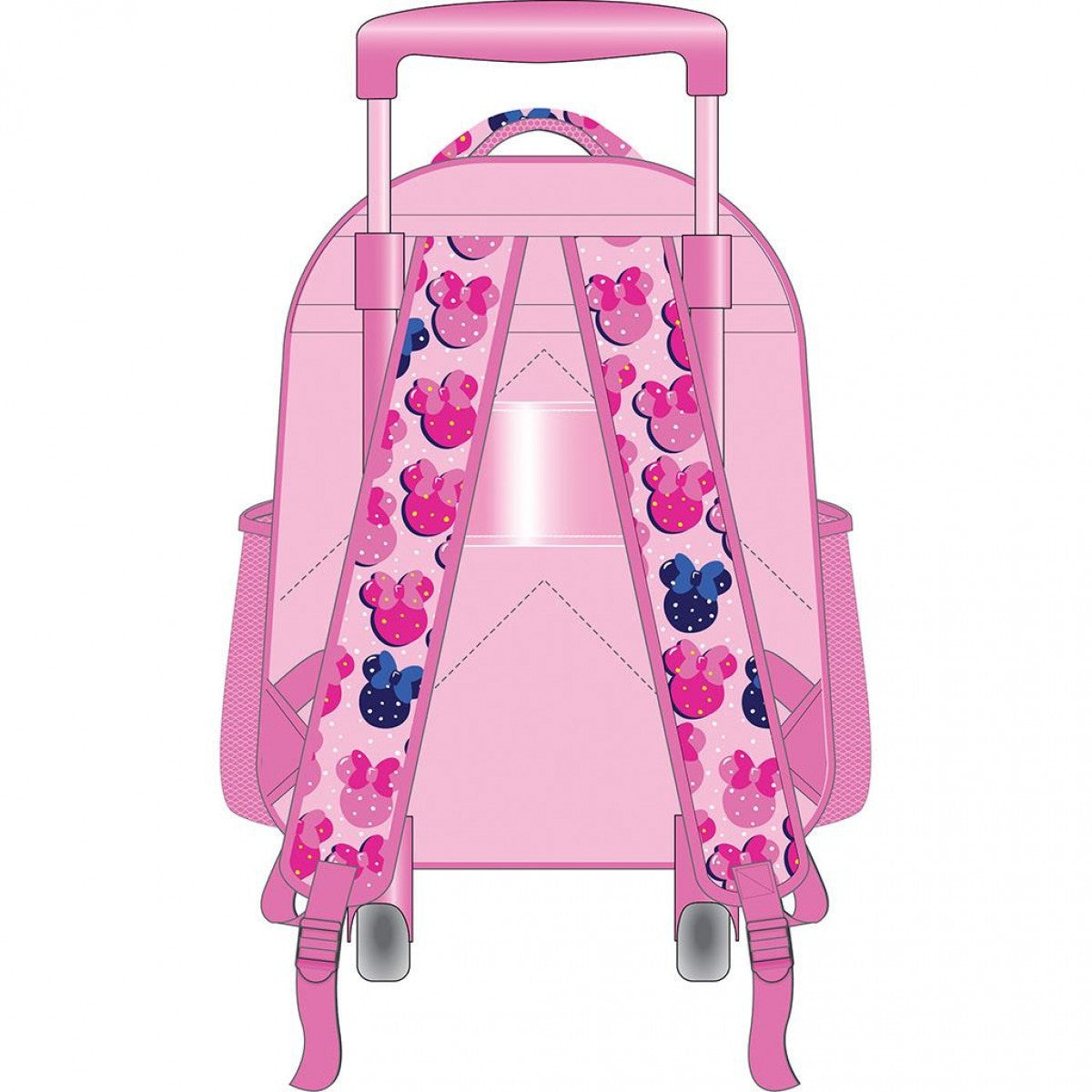 Toddler Trolley School Bag 27x10x31cm 2 Compartments Lilo &amp; Stitch Must (564496) 