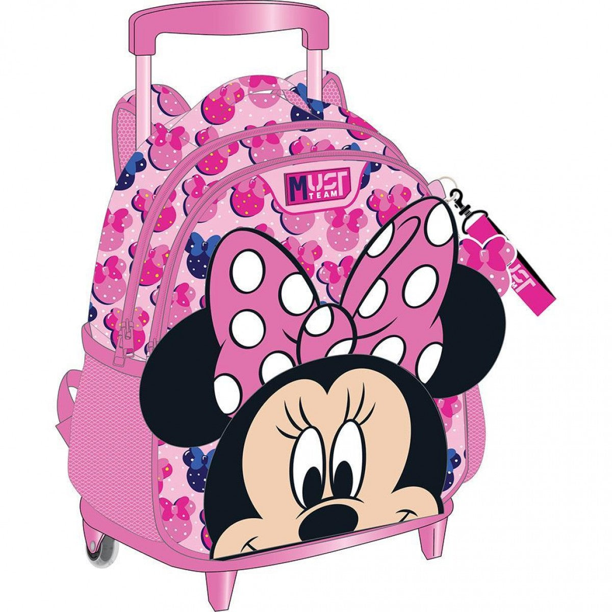 Toddler Trolley School Bag 27x10x31cm 2 Compartments Lilo &amp; Stitch Must (564496) 