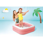 Intex Πισίνα Play Box Κόκκινο 86x86x25cm με Φουσκωτό Πάτωμα (57100NP) - Fun Planet