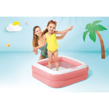 Intex Πισίνα Play Box Κόκκινο 86x86x25cm με Φουσκωτό Πάτωμα (57100NP) - Fun Planet