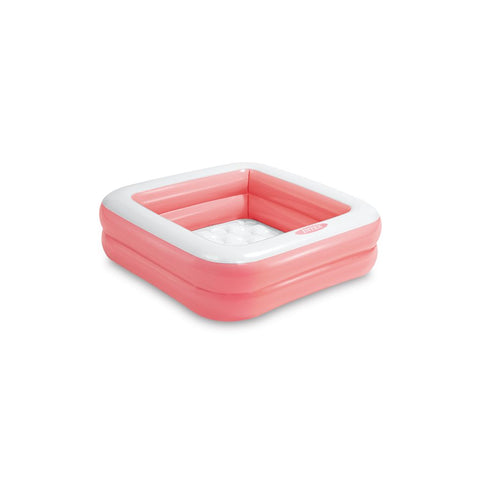 Intex Πισίνα Play Box Κόκκινο 86x86x25cm με Φουσκωτό Πάτωμα (57100NP) - Fun Planet