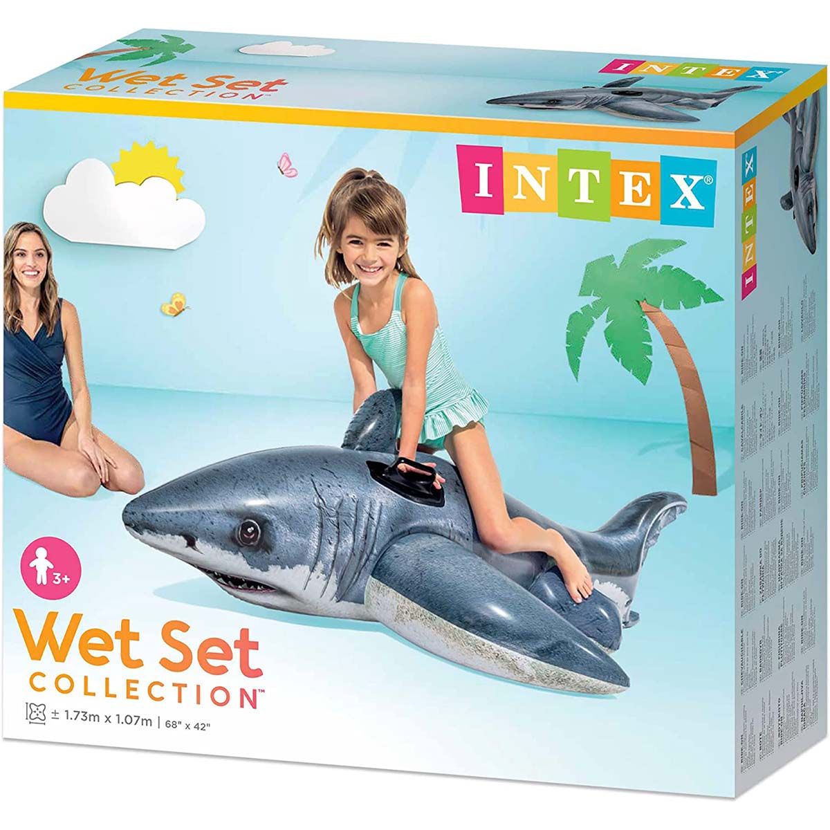 Intex Φουσκωτό Καρχαρίας 173Χ107εκ (57525) - Fun Planet