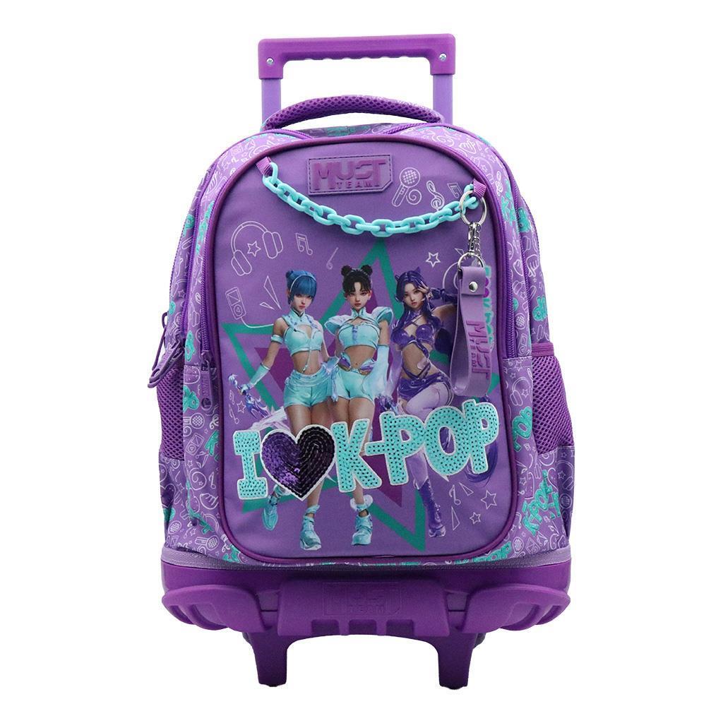 Primary School Backpack 32x18x43cm 3 Compartments Wednesday Hand Must (503662)