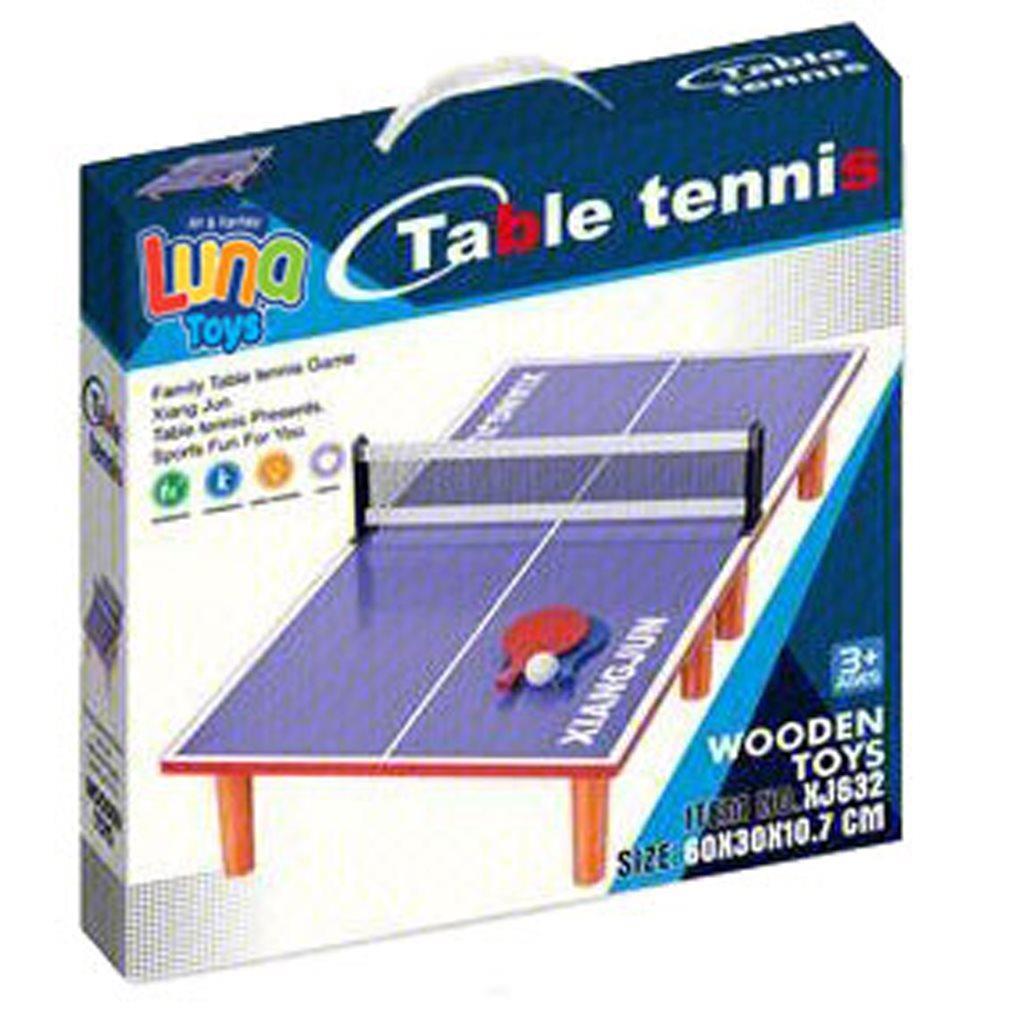 Ping-Pong Επιτραπέζιο Ξύλινο 60x30x10,7εκ Luna Toys (622997) - Fun Planet