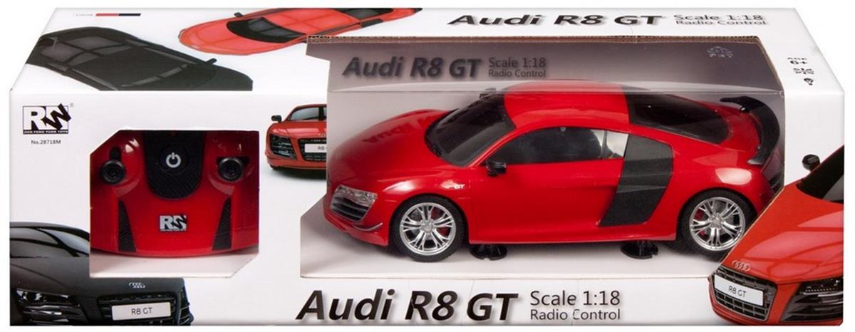 Τηλεκατευθυνόμενο Αυτοκίνητο Audi R8 GT 1:18 Κόκκινο (28718M) - Fun Planet