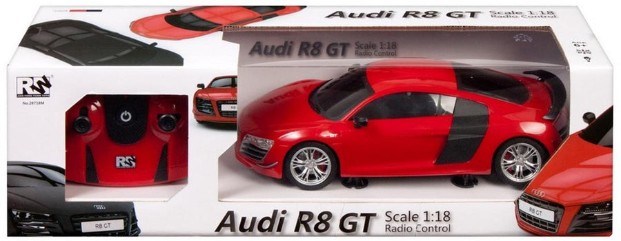 Τηλεκατευθυνόμενο Αυτοκίνητο Audi R8 GT 1:18 Κόκκινο (28718M) - Fun Planet