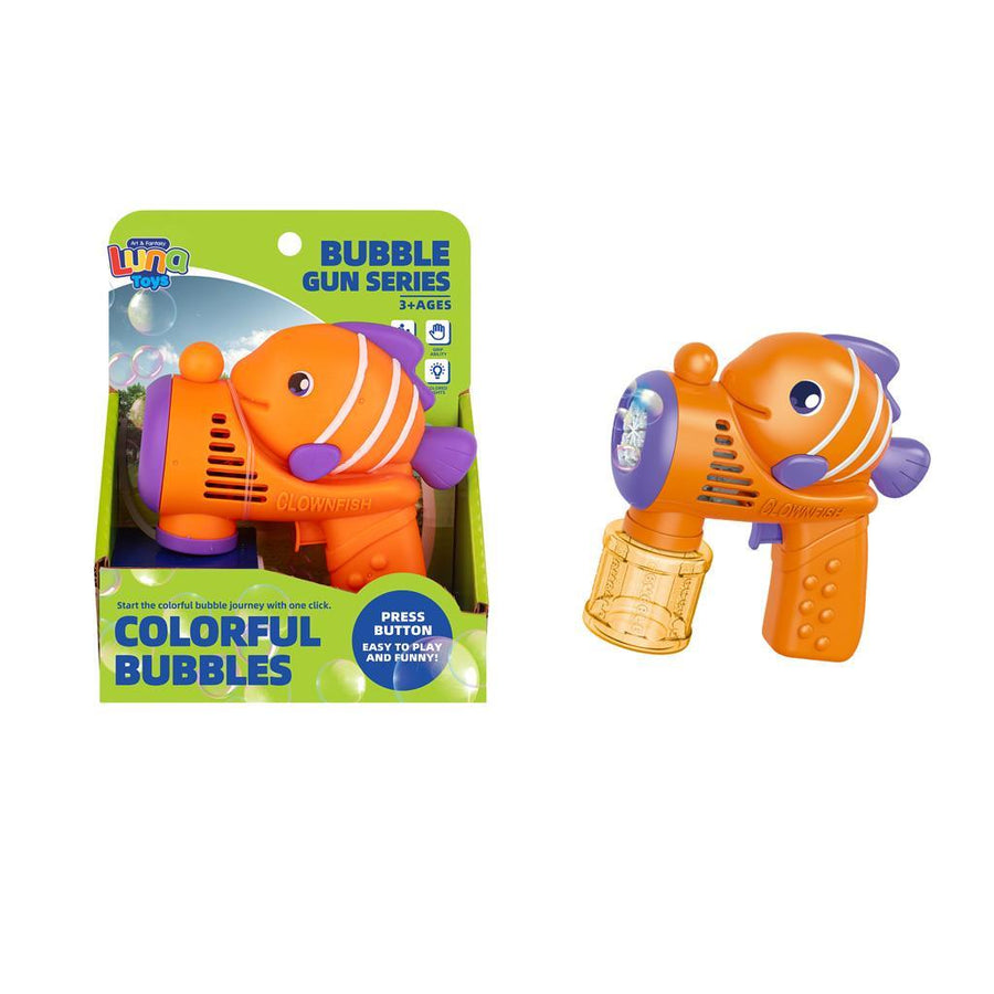 Σαπουνόφουσκες Ψάρι Κλόουν 14x6x15εκ Luna Toys (623388) - Fun Planet