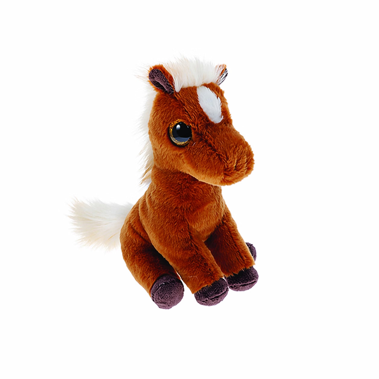 TY Beanie Boos Χνουδωτό Καφέ Αλογάκι με Λευκή Χαίτη 15εκ (1607-37408) - Fun Planet