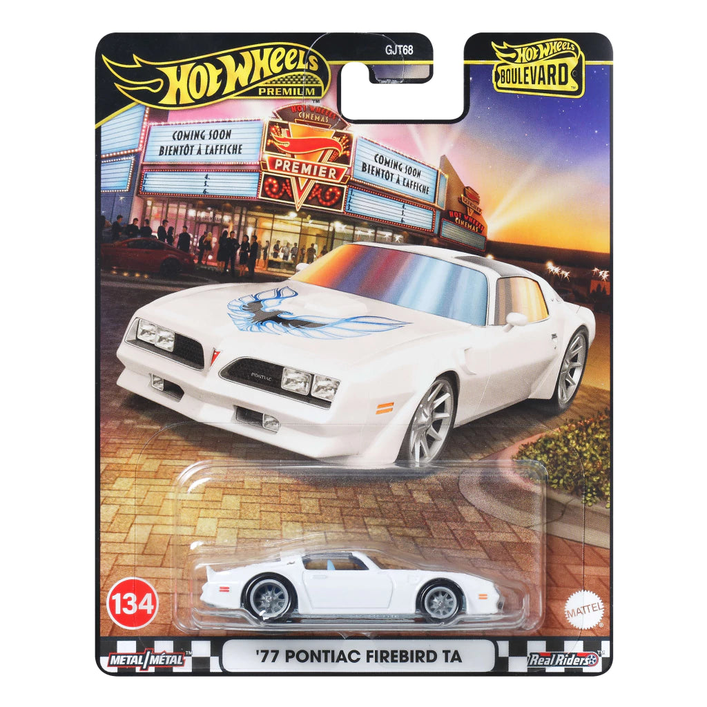 Hot Wheels Premium Boulevard Αυτοκινητάκι Συλλεκτικό '77 Pontiac Firebird (JBL28) - Fun Planet