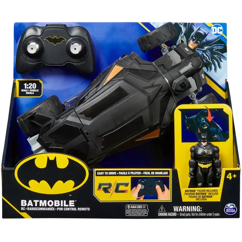 DC Batman Batmobile Τηλεκατευθυνόμενο R/C Vehicle 1:20 με Φιγούρα (6065425)