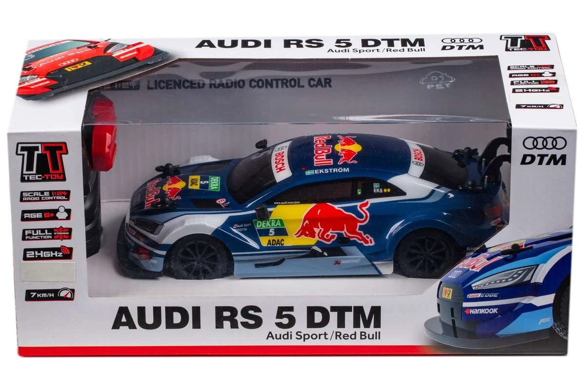 Τηλεκατευθυνόμενο Αυτοκίνητο Audi RS 5 DTM 1:24 Μπλε (6124M) - Fun Planet