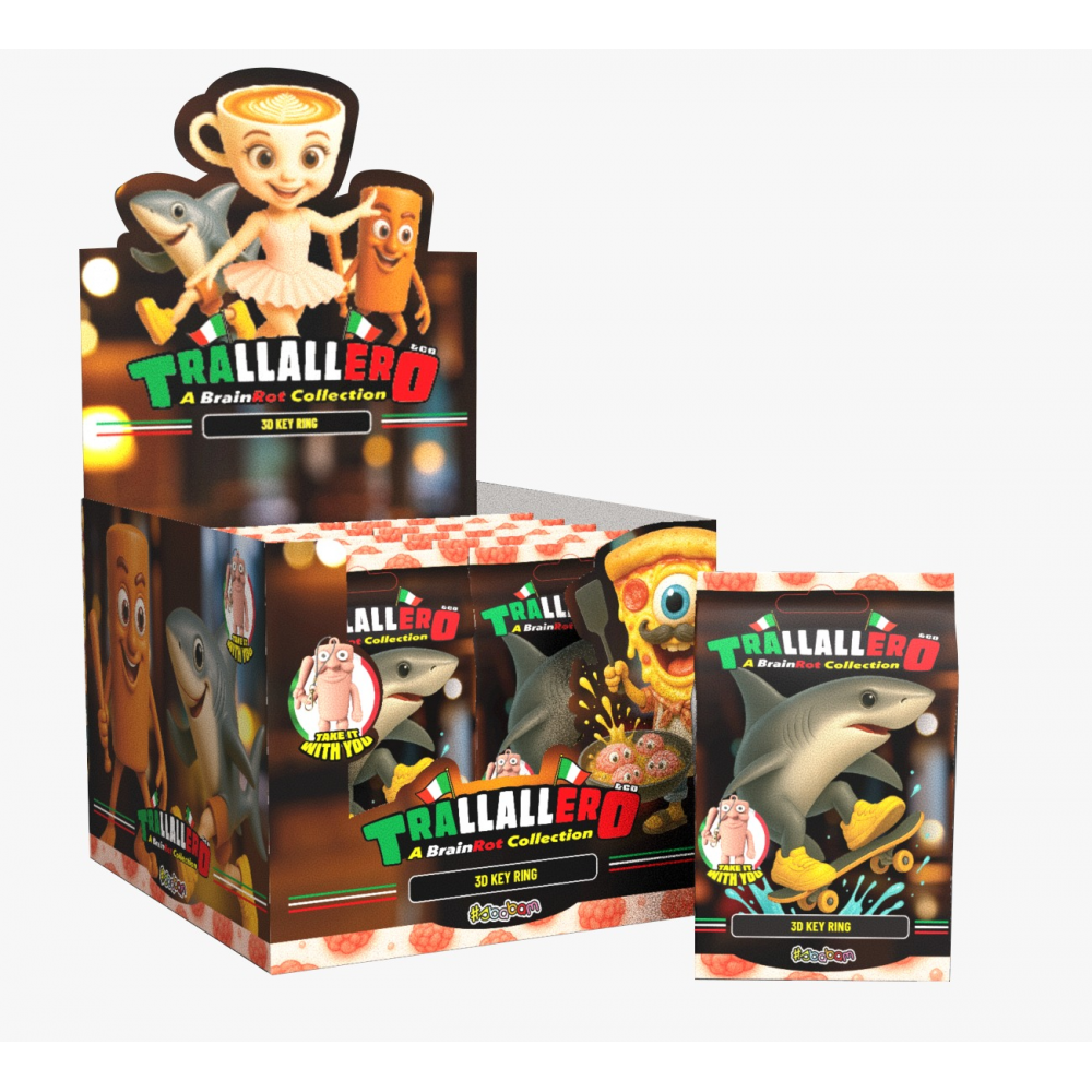 Trallallero Brainrot Collection 3D Figores Μπρελόκ 6εκ (61523) - Fun Planet