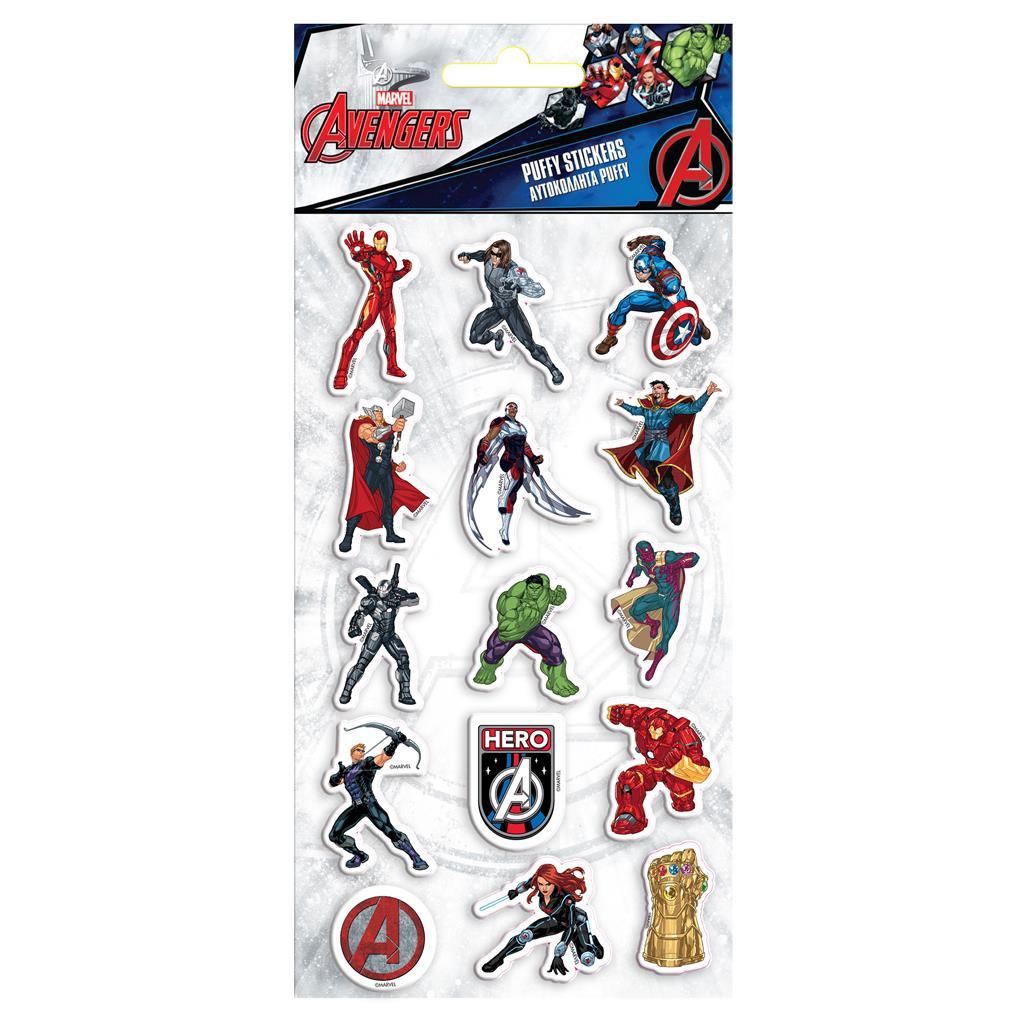 Αυτοκόλλητα Puffy Avengers 10X22εκ (506126) - Fun Planet