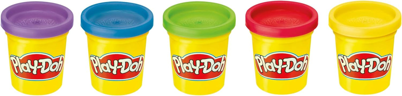 Play-Doh Back to School 5-Pack Σετ 5 Βαζάκια Πλαστελίνης 112g (F7368) - Fun Planet