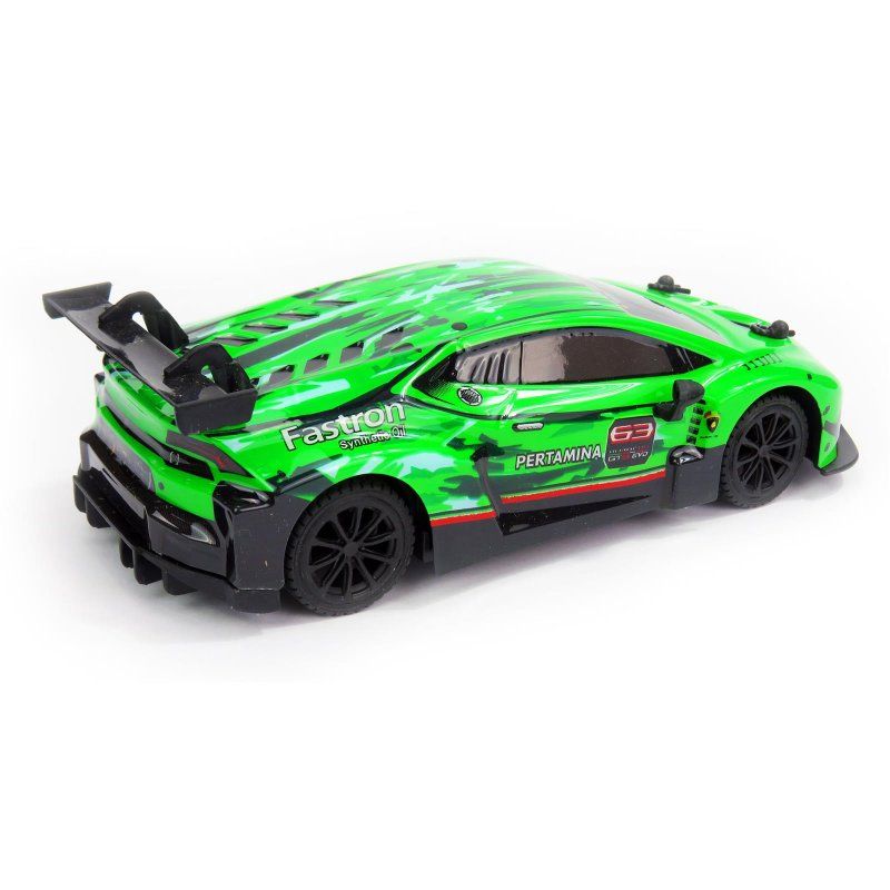 Τηλεκατευθυνόμενο Αυτοκίνητο Lamborghini Huracan GT3 1:24 Πράσινο (6624M) - Fun Planet