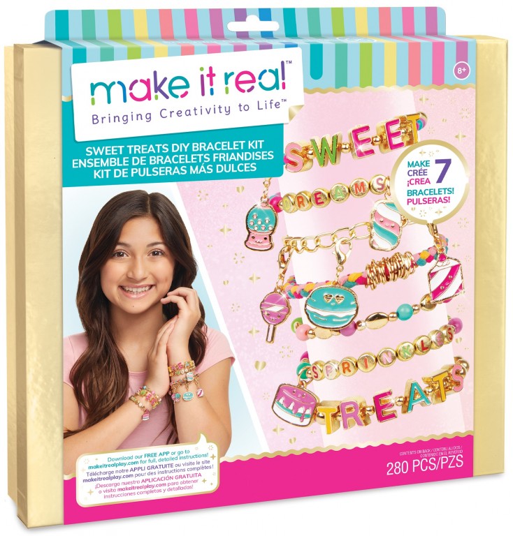 Make it Real – Sweet Treats DIY Bracelet Kit (1728) - Fun Planet
