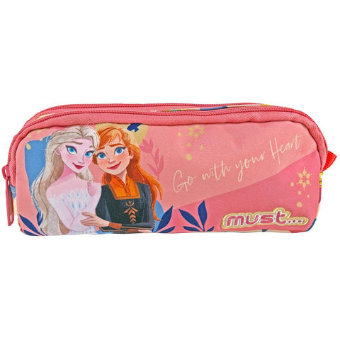 Disney Frozen Κασετίνα Βαρελάκι 21x6x9εκ 2 Θήκες Go With Your Heart Must (563593) - Fun Planet