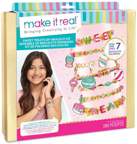Make it Real – Sweet Treats DIY Bracelet Kit (1728) - Fun Planet