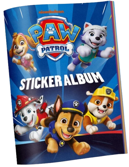 Paw Patrol - Nickelodeon Stickers Album Pack 10 stickres + Album (50.600.00.GR.60.0) - Fun Planet