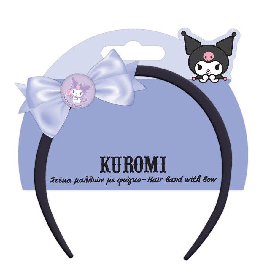 Στέκα Μαλλιών με Φιόγκο Kuromi (490158) - Fun Planet