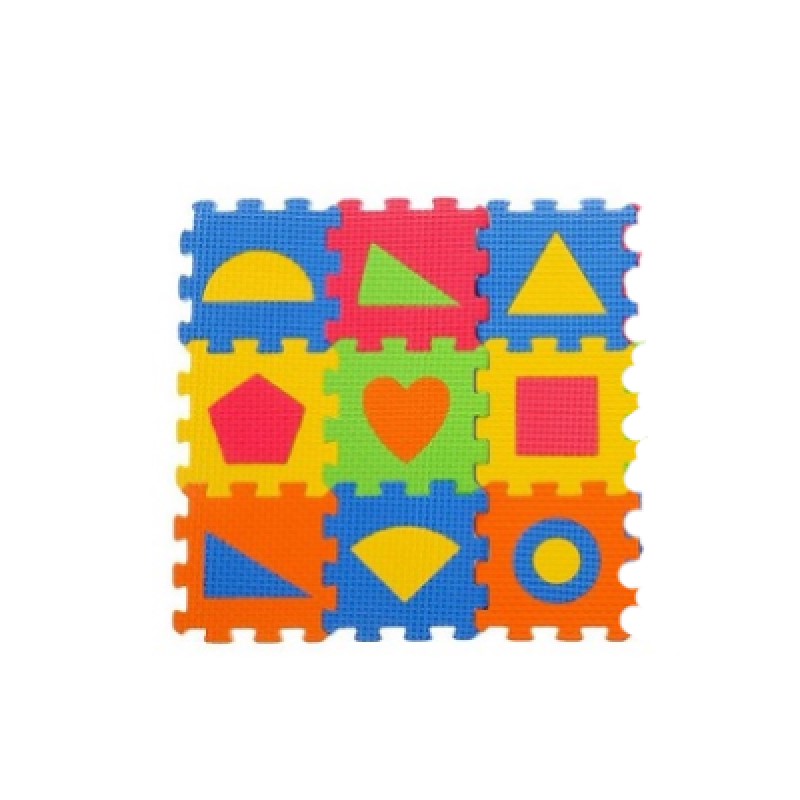Παζλ Δαπέδου Σχήματα 9 τεμάχια 30x30cm (TH-30911) - Fun Planet