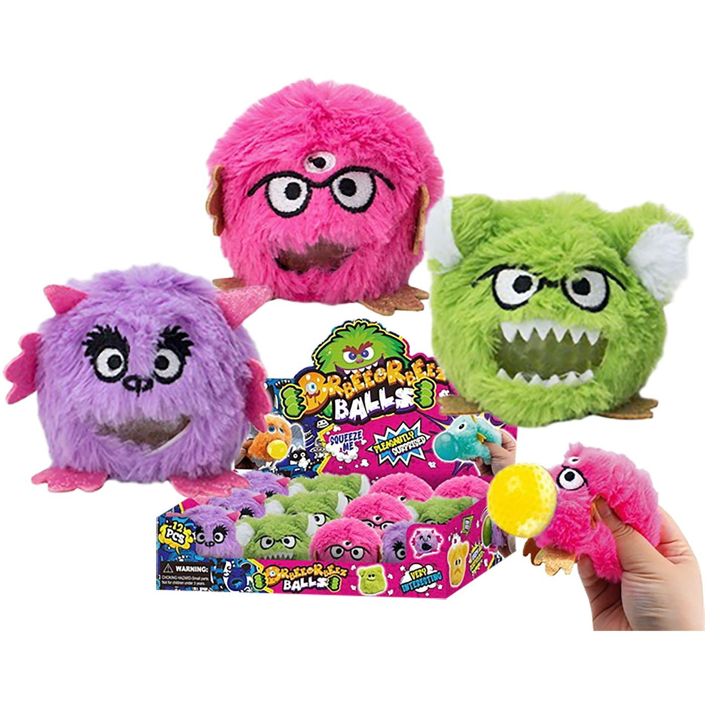 Stress Ball Ζουληχτό Τερατάκι 8cm 1 τεμάχιο (71-3554) - Fun Planet