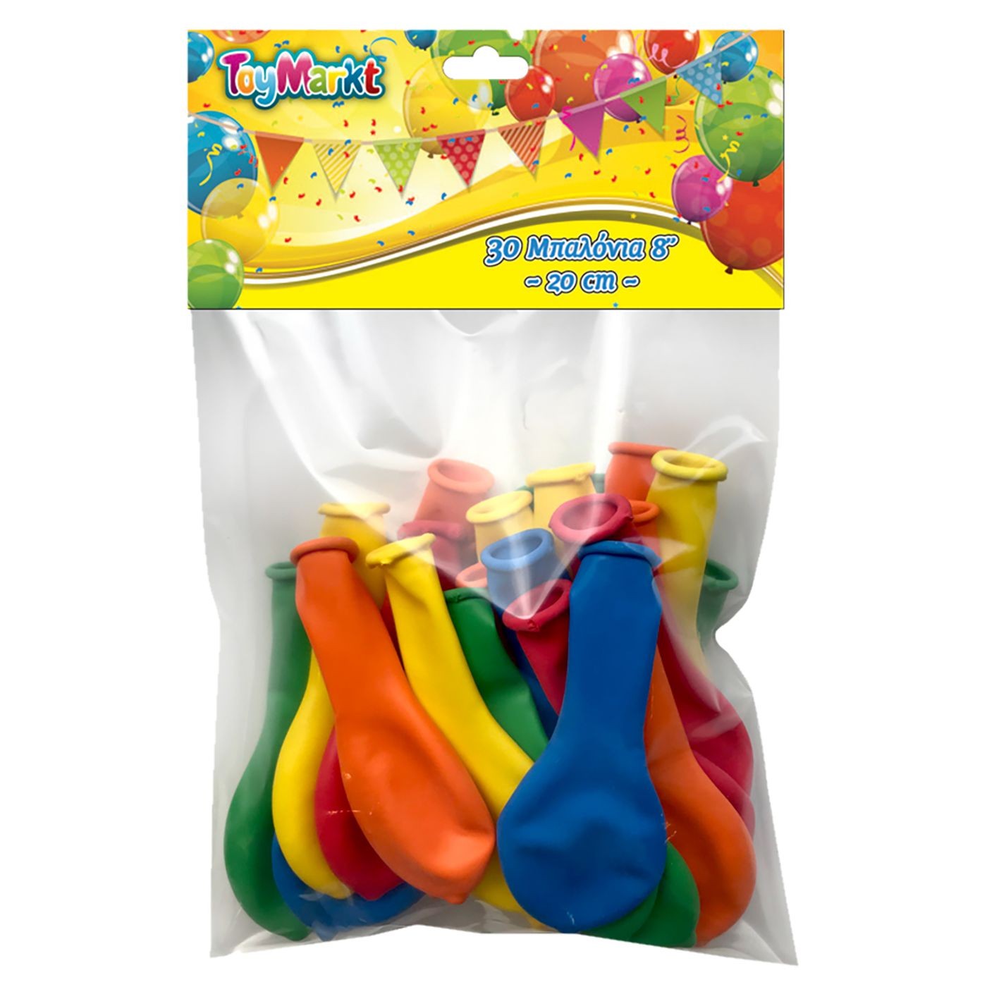 Σετ 30 Μπαλόνια 20cm (71-84) - Fun Planet