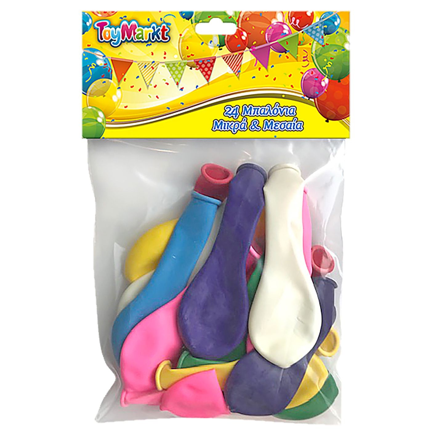 Σετ 24 Μπαλόνια Μικρά και Μεσαία (71-90) - Fun Planet