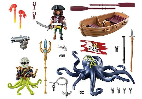 Playmobil Pirates Μάχη με το Γιγάντιο Χταπόδι (71419) - Fun Planet