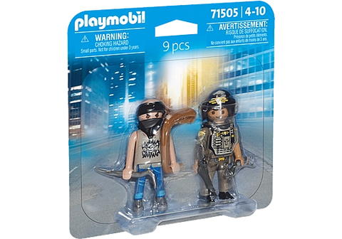 Playmobil City Action DuoPack Κλέφτης και Αστυνόμος (71505) - Fun Planet