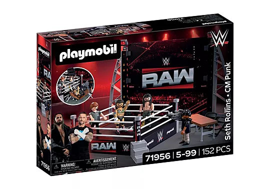 Playmobil WWE® Seth Rollins Και CM Punk Στο Ρινγκ (71956)