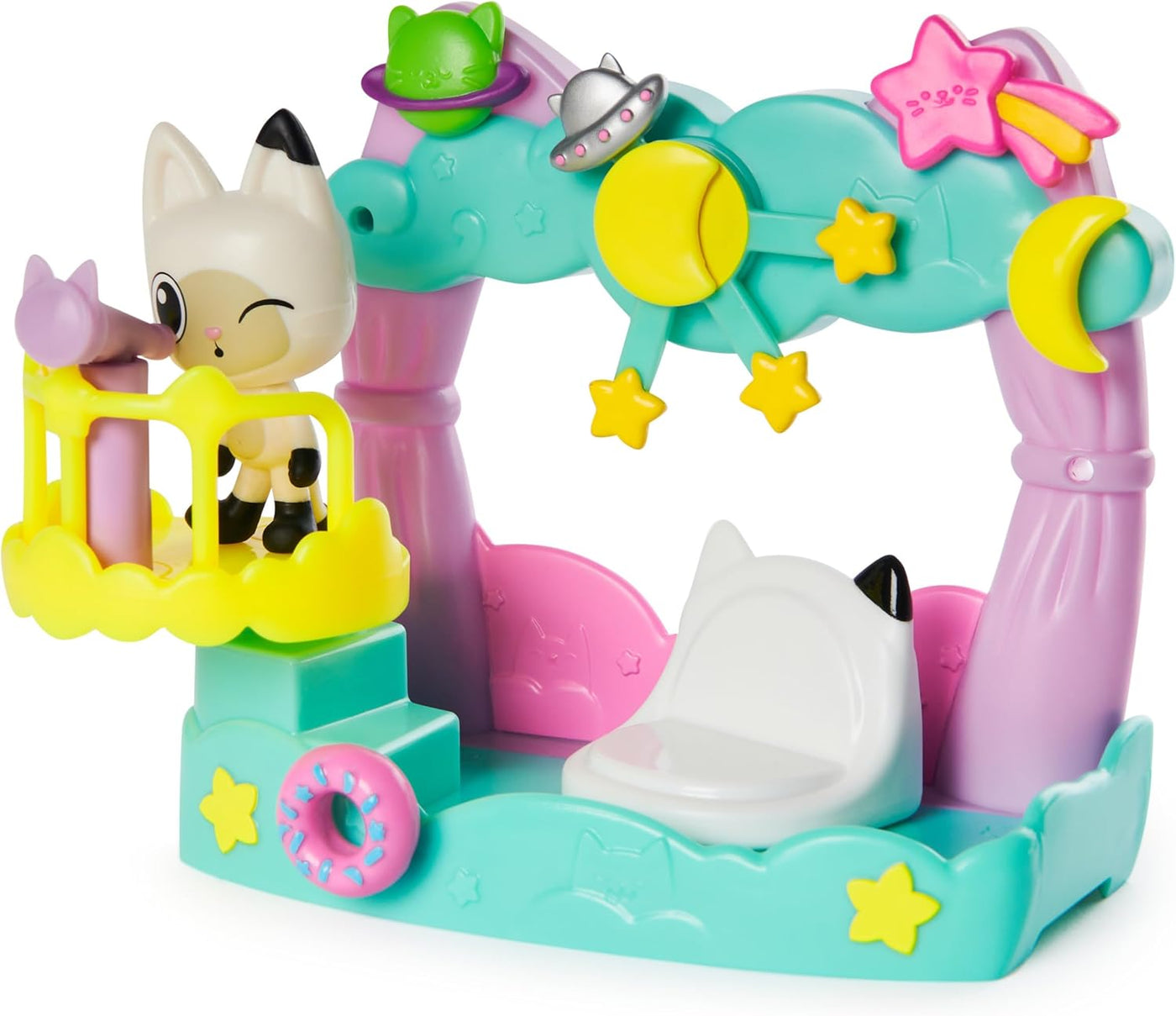 Gabby's Dollhouse: Cat-Errific Celebration - 'Pandy Paws' Dreamy Lookout Balcony Set (20146519) - Fun Planet
