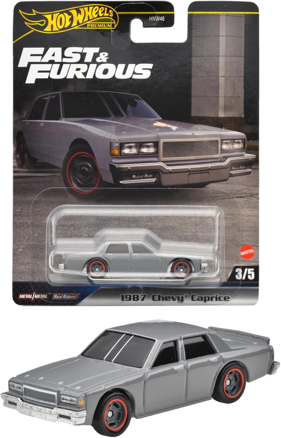 Hot Wheels Premium Αυτοκινητάκια Fast & Furious 1987 Chevy Caprice (HRT98) - Fun Planet