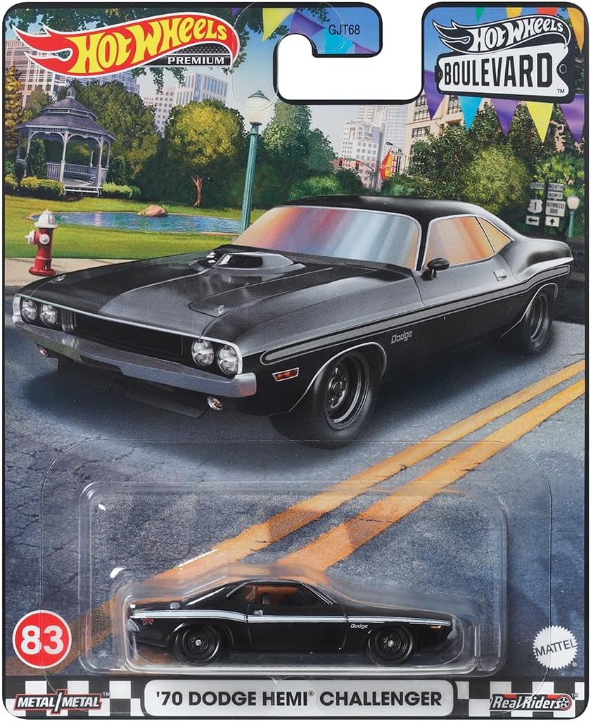 Hot Wheels Premium Boulevard Αυτοκινητάκια Συλλεκτικά '70 Dodge Hemi Challenger (HKF25) - Fun Planet