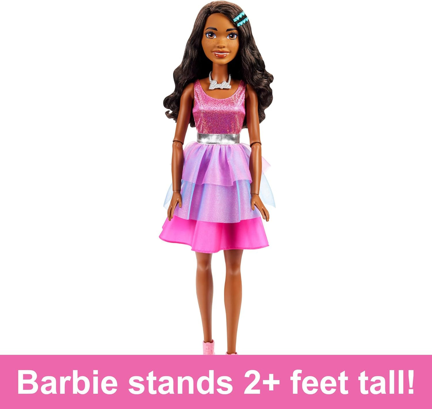 Barbie Μεγάλη Κούκλα 71cm Μελαχρινά Μαλλιά (HJY03) - Fun Planet