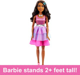 Barbie Μεγάλη Κούκλα 71cm Μελαχρινά Μαλλιά (HJY03)