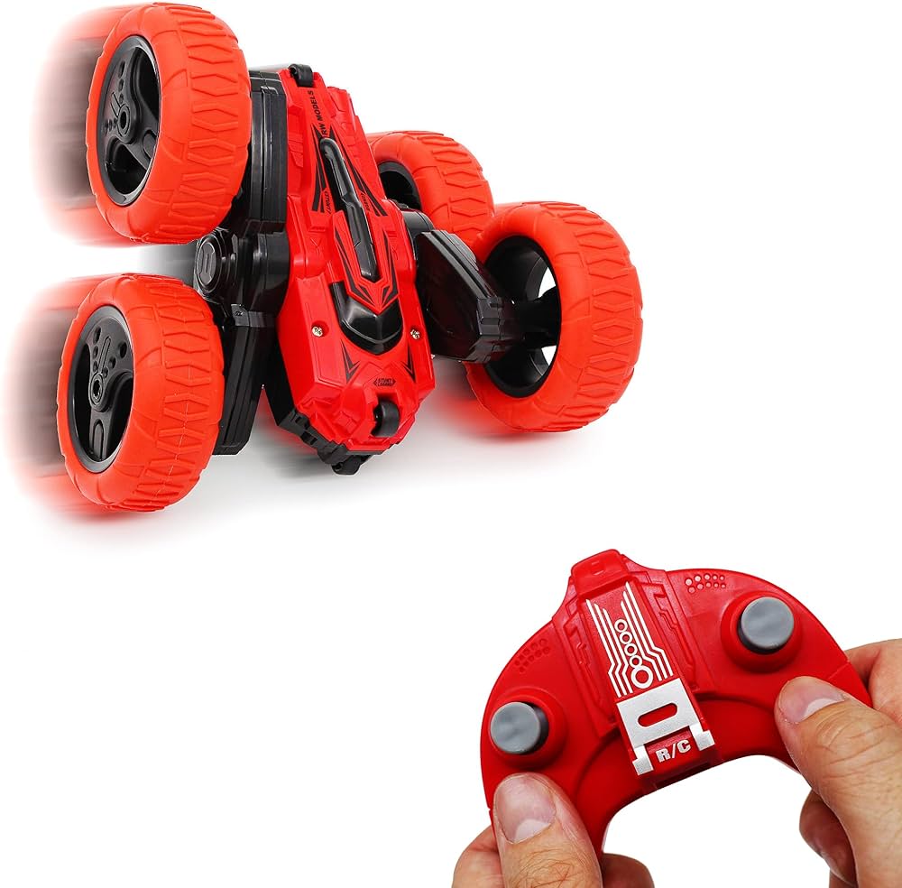 Τηλεκατευθυνόμενο Αυτοκίνητο Stunt Legend 360° 2.4GHz Rechargeable – Κόκκινο (26819B) - Fun Planet