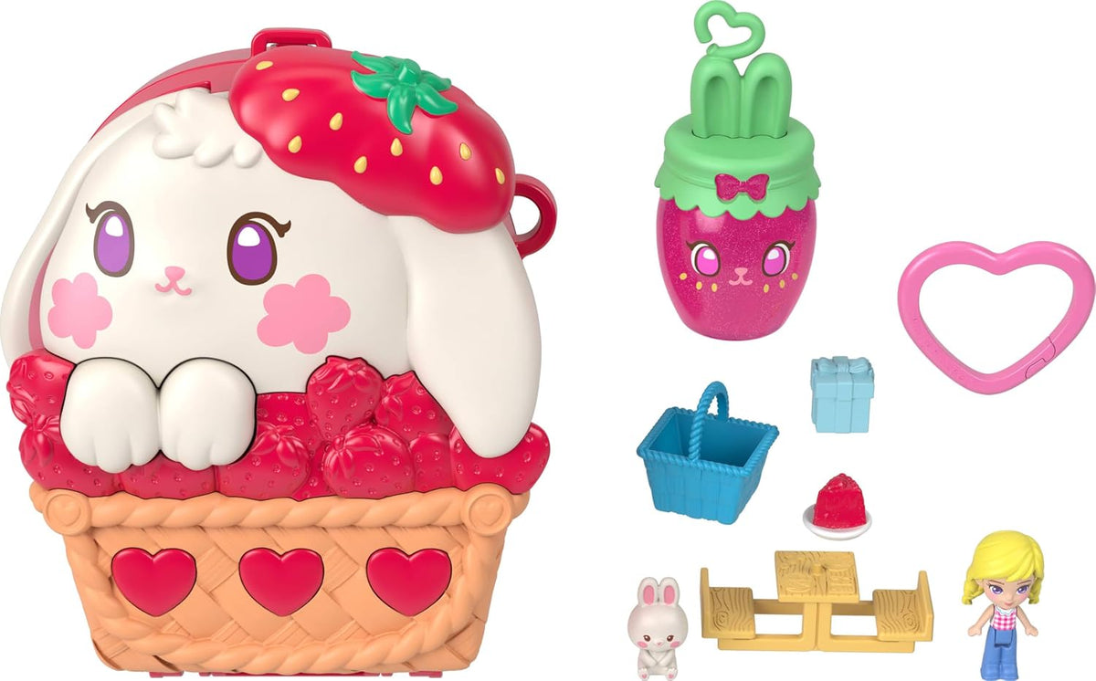 Polly Pocket Polly Mini Ο Κόσμος Της Polly Σετάκια Picnic Bunny Compact (JKC47)