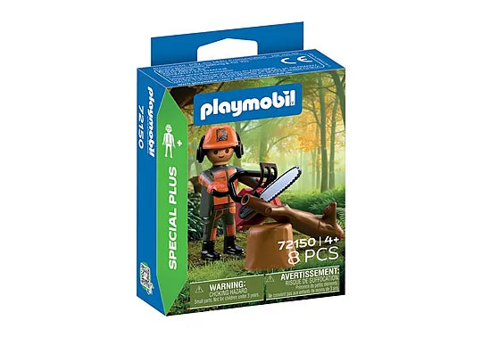 Playmobil Special Plus Ξυλοκόπος Με Αλυσοπρίονο (72150)